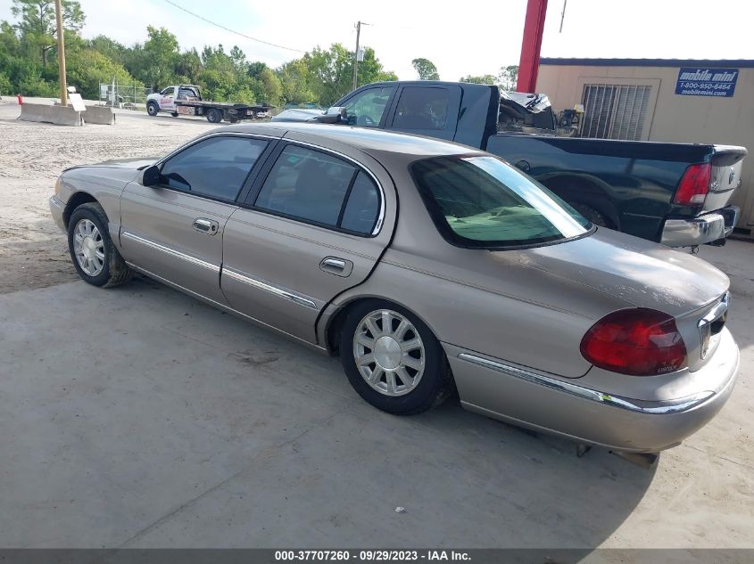 2000 Lincoln Continental VIN: 1LNHM97V9YY865832 Lot: 37707260