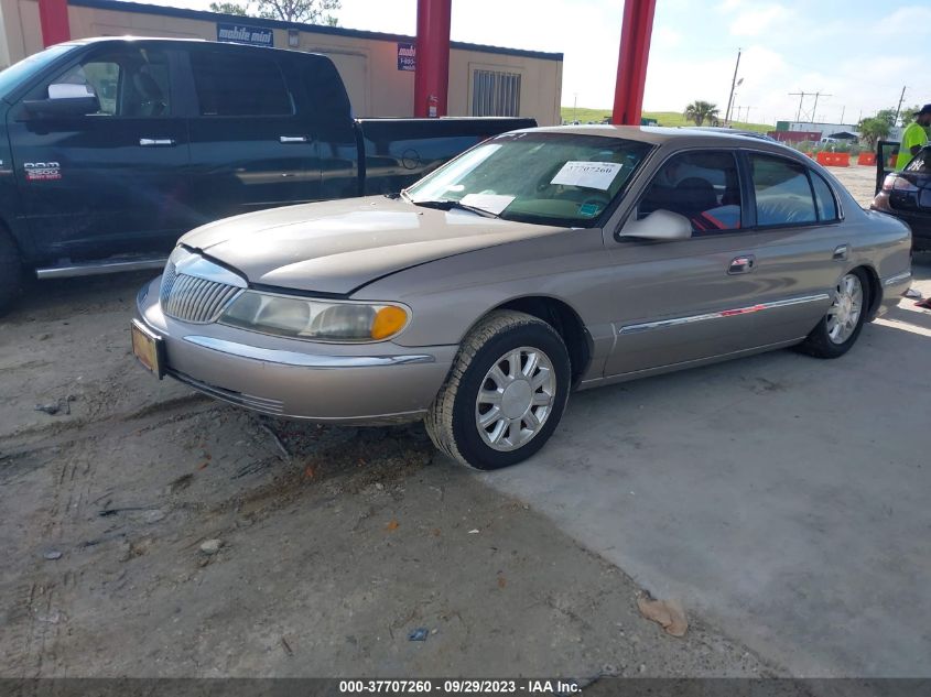 2000 Lincoln Continental VIN: 1LNHM97V9YY865832 Lot: 37707260