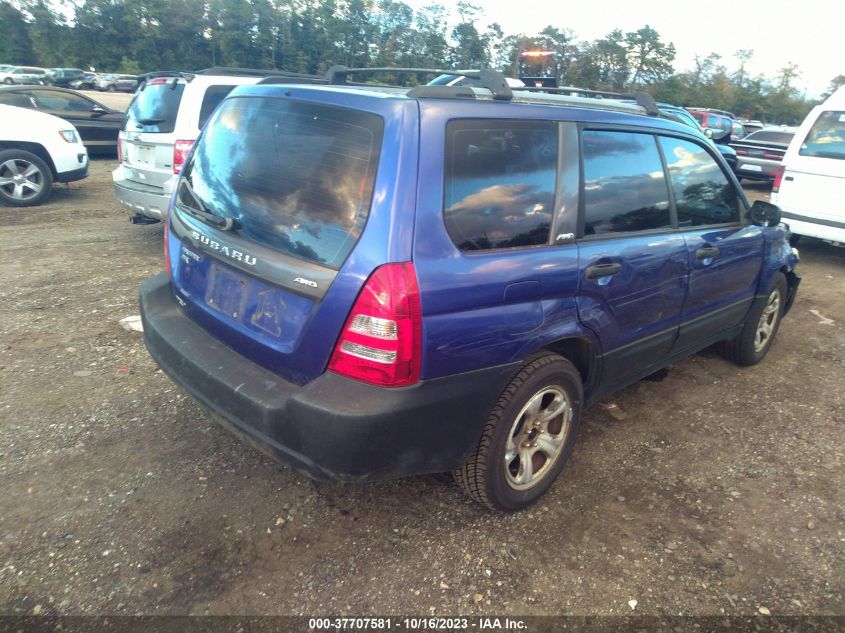 2004 Subaru Forester X VIN: JF1SG63674H764237 Lot: 37707581