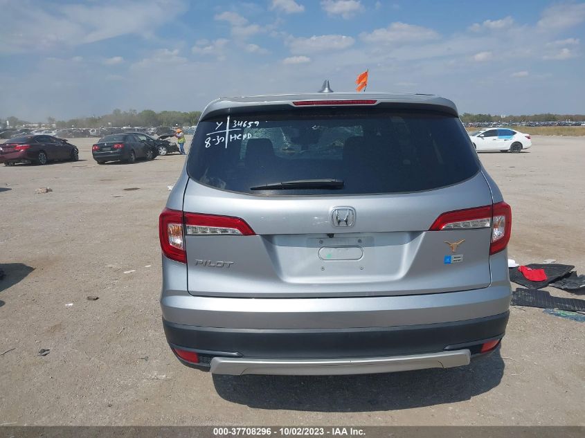 2019 Honda Pilot Ex-L VIN: 5FNYF5H51KB005615 Lot: 37708296