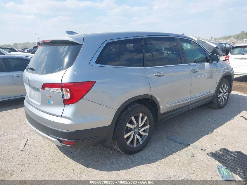 2019 Honda Pilot Ex-L VIN: 5FNYF5H51KB005615 Lot: 37708296