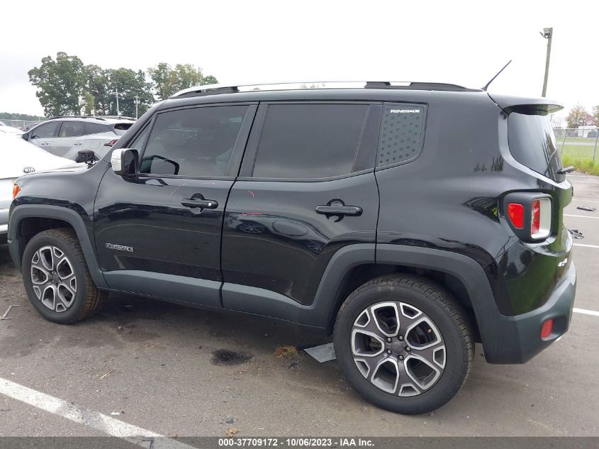 ZACCJBDB6HPE59072 2017 Jeep Renegade Limited 4X4