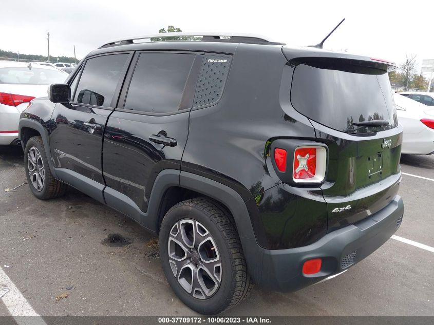 ZACCJBDB6HPE59072 2017 Jeep Renegade Limited 4X4