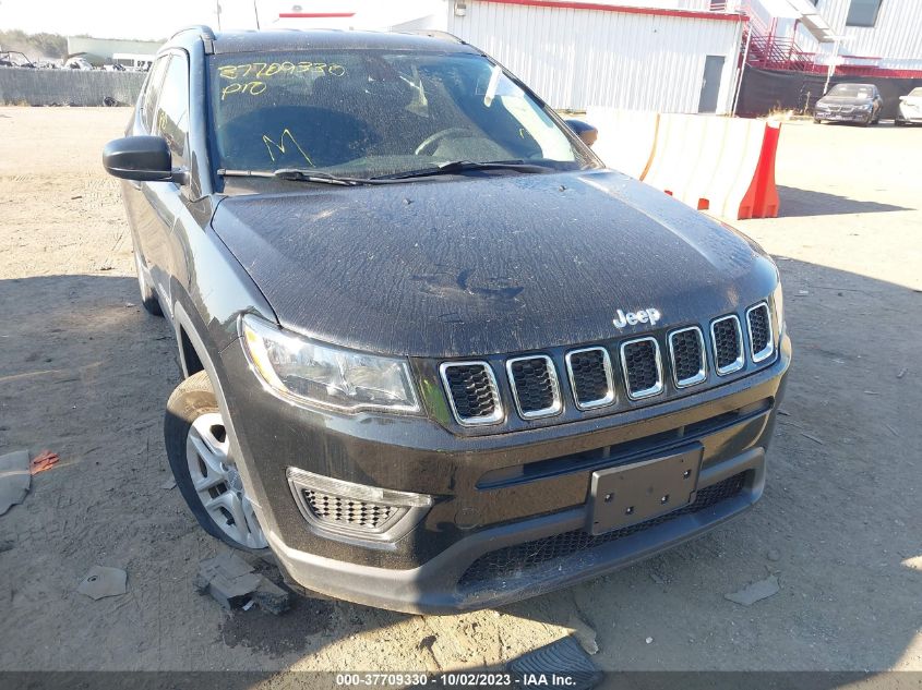 2020 Jeep Compass Sport Fwd VIN: 3C4NJCAB6LT169418 Lot: 37709330