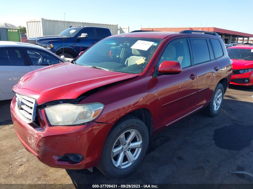 2009 Toyota Highlander Base VIN: JTEDA41A192004648 Lot: 37709431