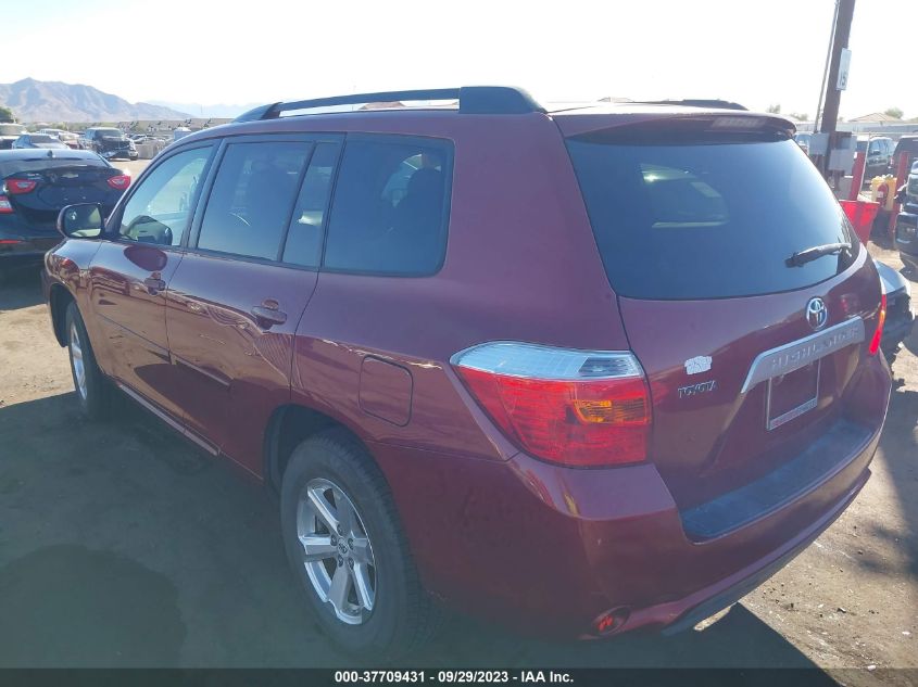 2009 Toyota Highlander Base VIN: JTEDA41A192004648 Lot: 37709431