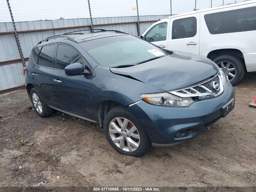 2013 Nissan Murano Sl VIN: JN8AZ1MW2DW318384 Lot: 37710055