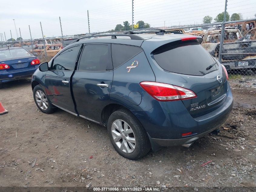 JN8AZ1MW2DW318384 2013 Nissan Murano Sl