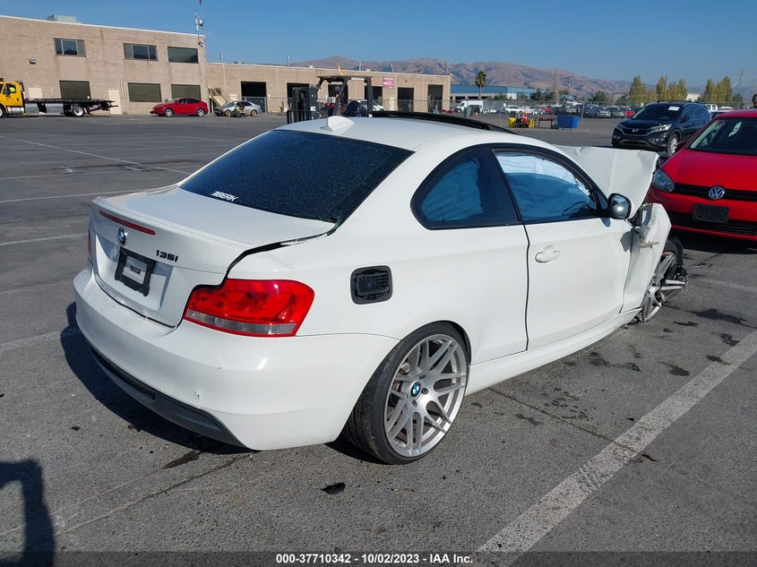 2012 BMW 135I VIN: WBAUC9C5XCVM13097 Lot: 37710342
