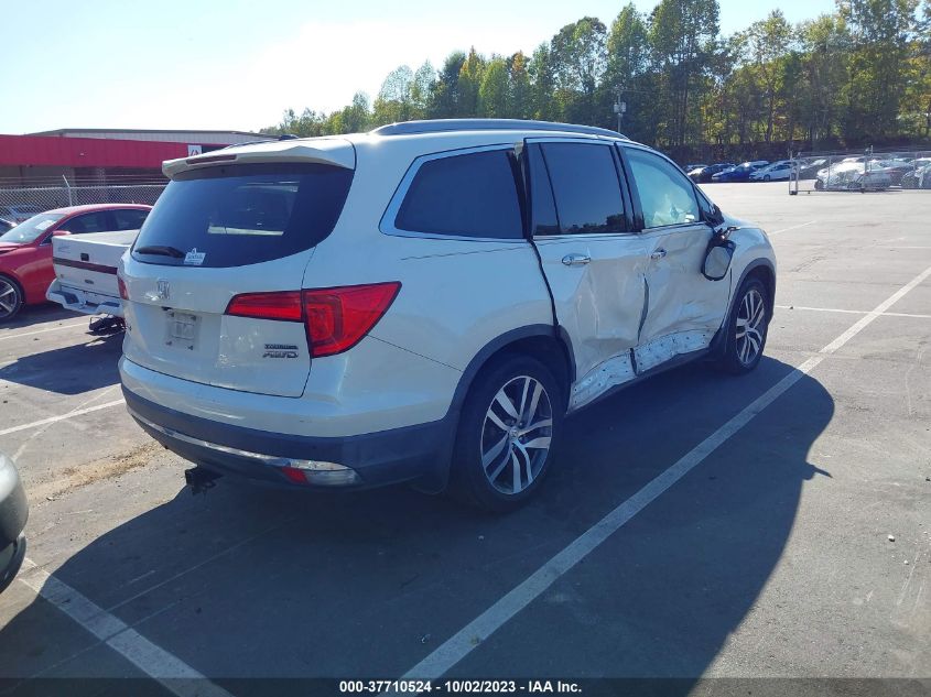 2016 Honda Pilot Touring VIN: 5FNYF6H92GB106520 Lot: 37710524