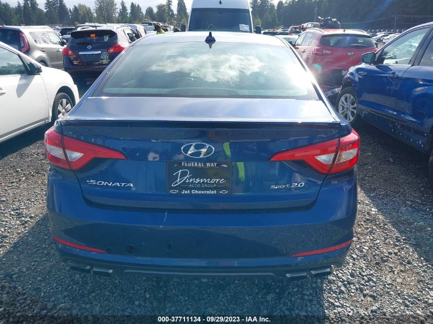 2017 Hyundai Sonata Sport VIN: 5NPE34AB8HH559184 Lot: 37711134