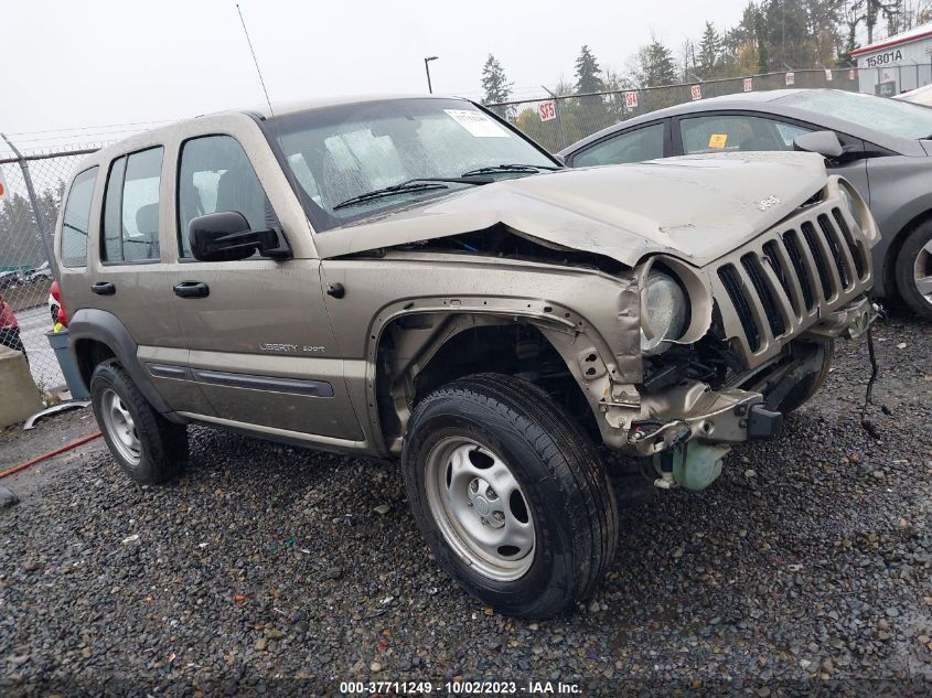 1J4FK48133W662773 2003 Jeep Liberty Sport