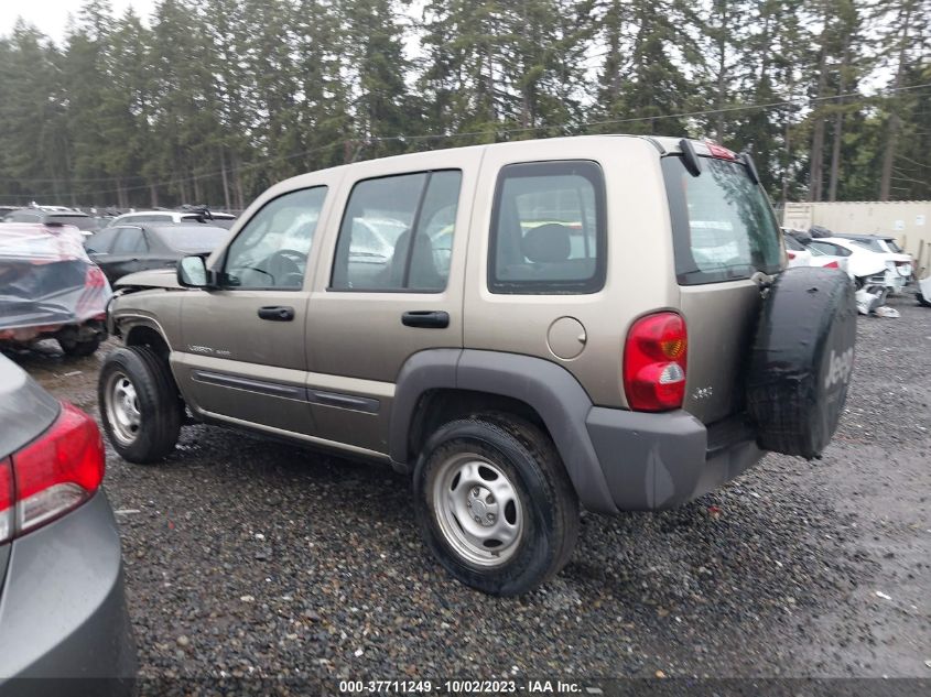 1J4FK48133W662773 2003 Jeep Liberty Sport