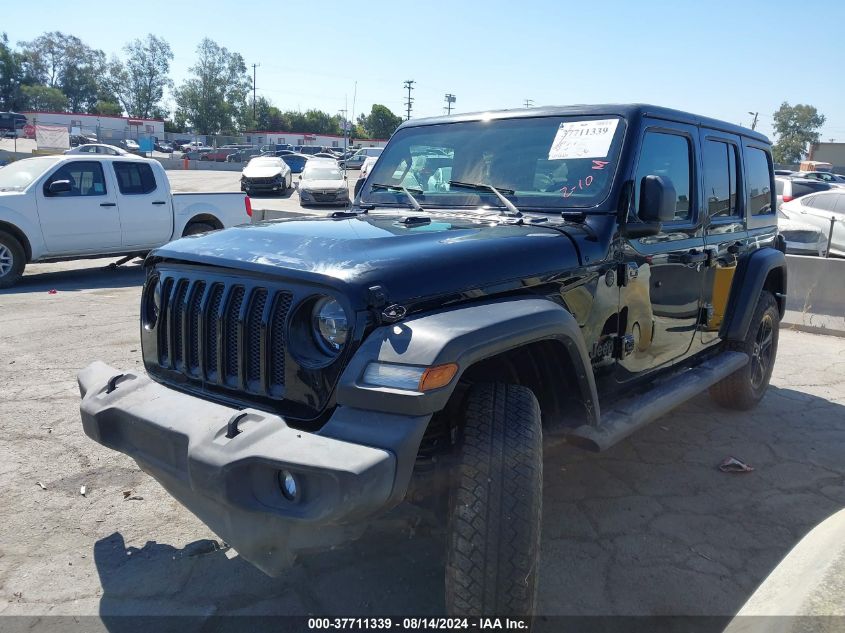 2021 Jeep Wrangler Unlimited Sport Altitude 4X4 VIN: 1C4HJXDG6MW720597 Lot: 37711339