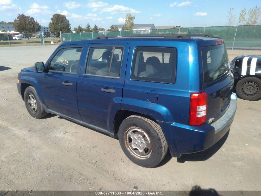 2009 Jeep Patriot Sport VIN: 1J4FT28B59D178456 Lot: 37711533