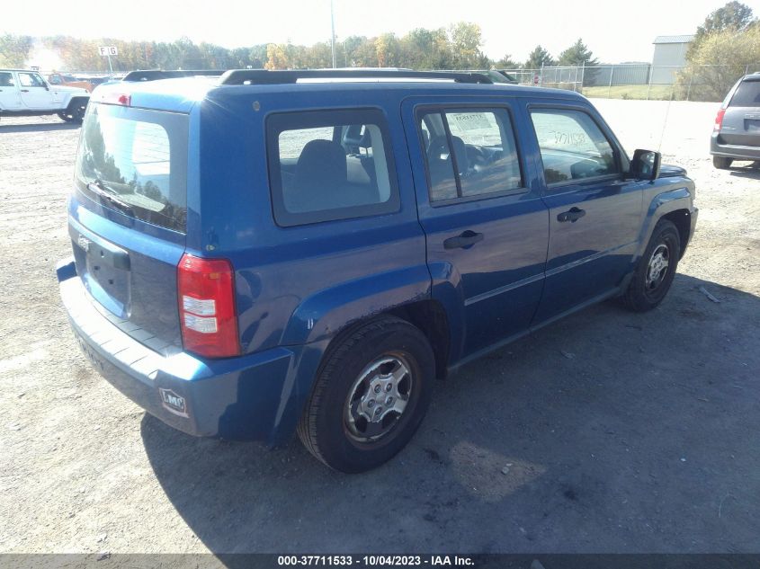 2009 Jeep Patriot Sport VIN: 1J4FT28B59D178456 Lot: 37711533