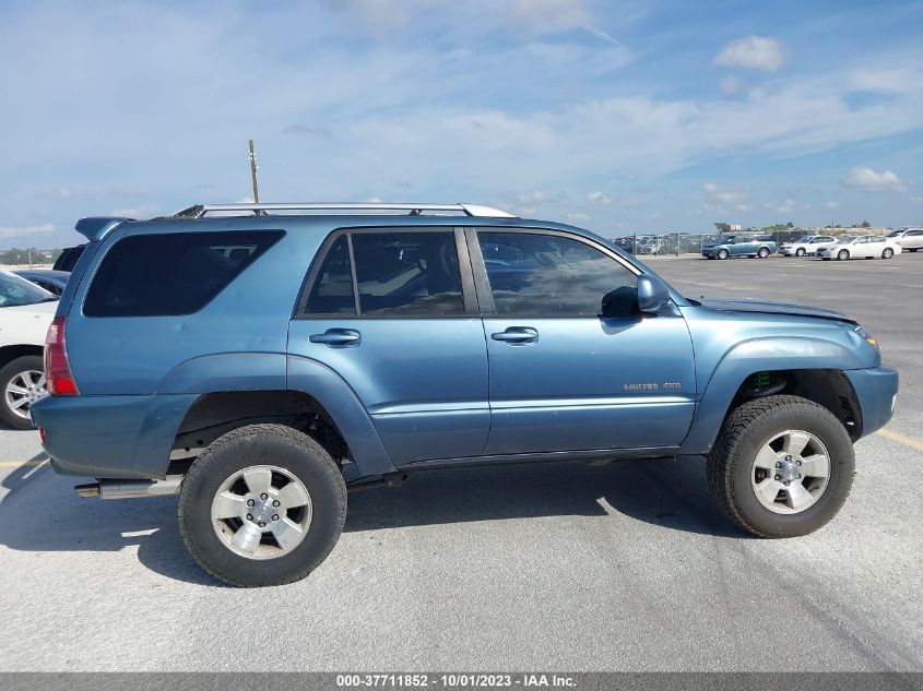 2004 Toyota 4Runner Limited VIN: JTEBT17R340036275 Lot: 37711852