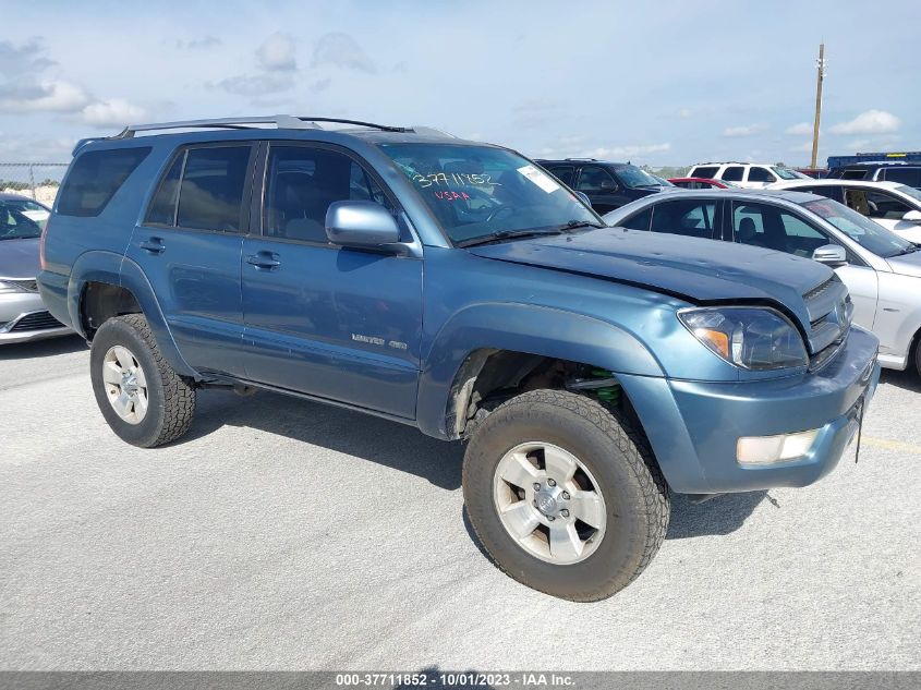 2004 Toyota 4Runner Limited VIN: JTEBT17R340036275 Lot: 37711852