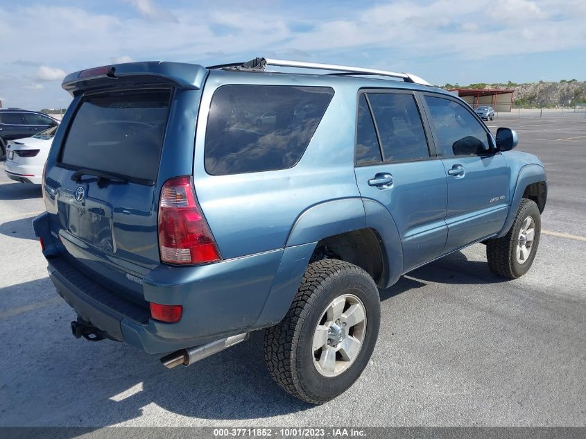 2004 Toyota 4Runner Limited VIN: JTEBT17R340036275 Lot: 37711852