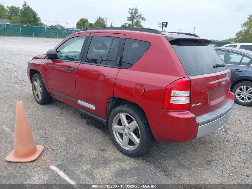 2007 Jeep Compass Limited VIN: 1J8FF57W77D123614 Lot: 37712289