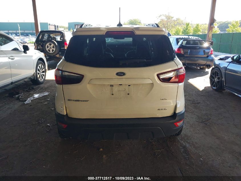 2020 Ford Ecosport Ses VIN: MAJ6S3JL7LC336249 Lot: 37712517