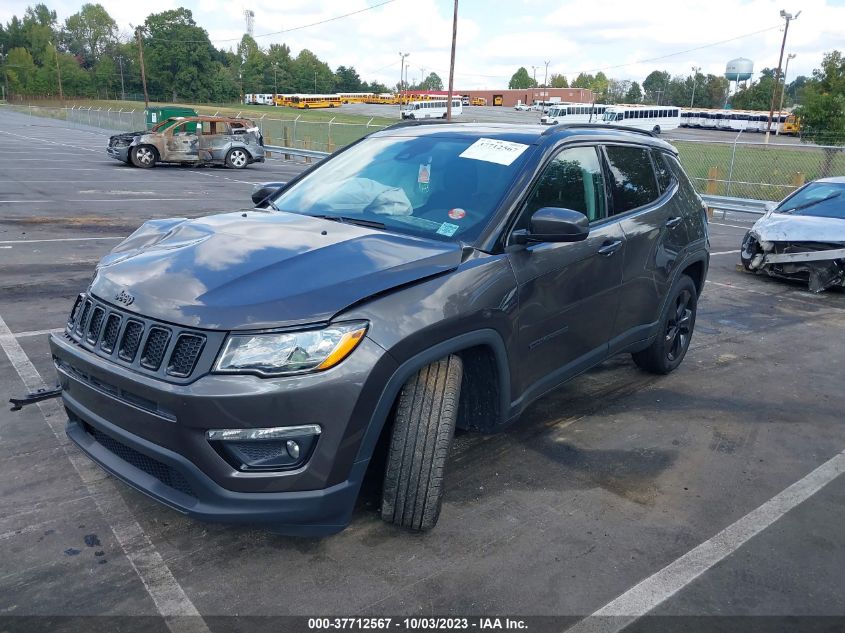 2021 Jeep Compass Altitude VIN: 3C4NJCBB2MT539134 Lot: 37712567