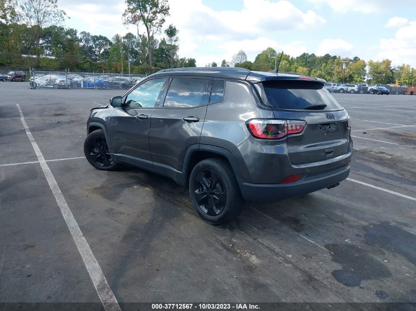 2021 Jeep Compass Altitude VIN: 3C4NJCBB2MT539134 Lot: 37712567