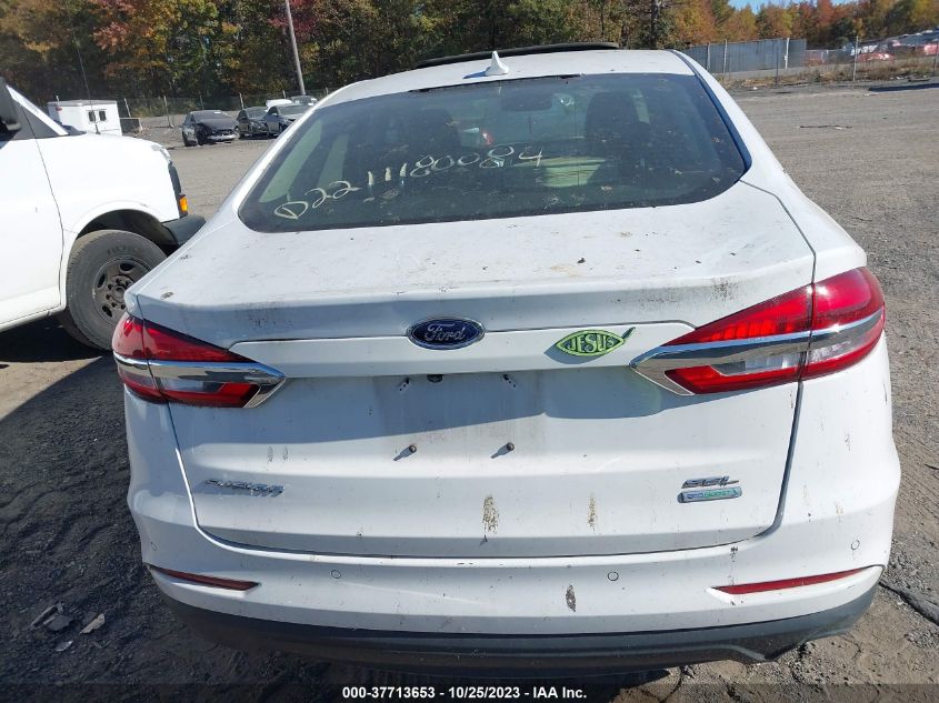 2019 Ford Fusion Sel VIN: 3FA6P0CD8KR139743 Lot: 37713653