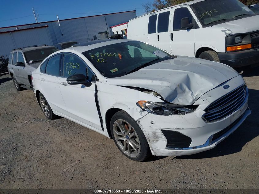 2019 Ford Fusion Sel VIN: 3FA6P0CD8KR139743 Lot: 37713653