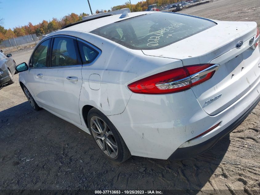 2019 Ford Fusion Sel VIN: 3FA6P0CD8KR139743 Lot: 37713653