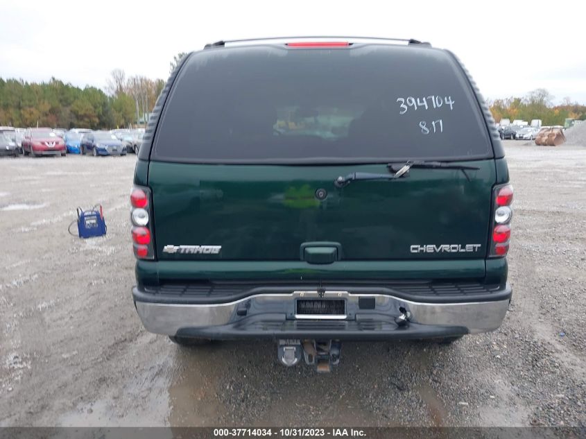 2004 Chevrolet Tahoe Lt VIN: 1GNEK13T64J301973 Lot: 37714034