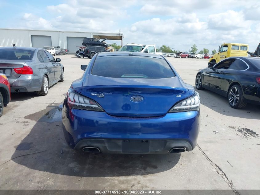 2015 Hyundai Genesis Coupe 3.8L Base VIN: KMHHU6KJ7FU123646 Lot: 37714513