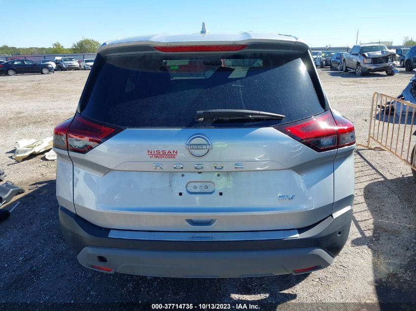 2022 Nissan Rogue Sv VIN: JN8BT3BA4NW043708 Lot: 37714735