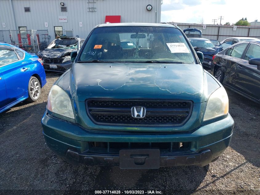 2003 Honda Pilot Ex VIN: 2HKYF18493H544888 Lot: 37714828