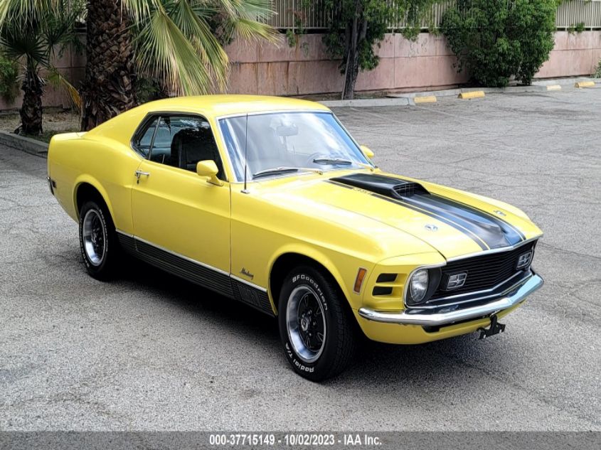 1970 Ford Mustang VIN: 0T05M137222 Lot: 37715149