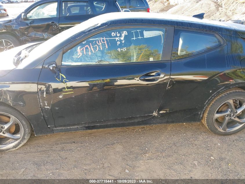 2019 Hyundai Veloster 2.0 VIN: KMHTG6AF0KU016611 Lot: 37715441