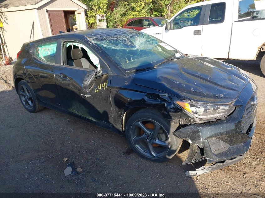 2019 Hyundai Veloster 2.0 VIN: KMHTG6AF0KU016611 Lot: 37715441