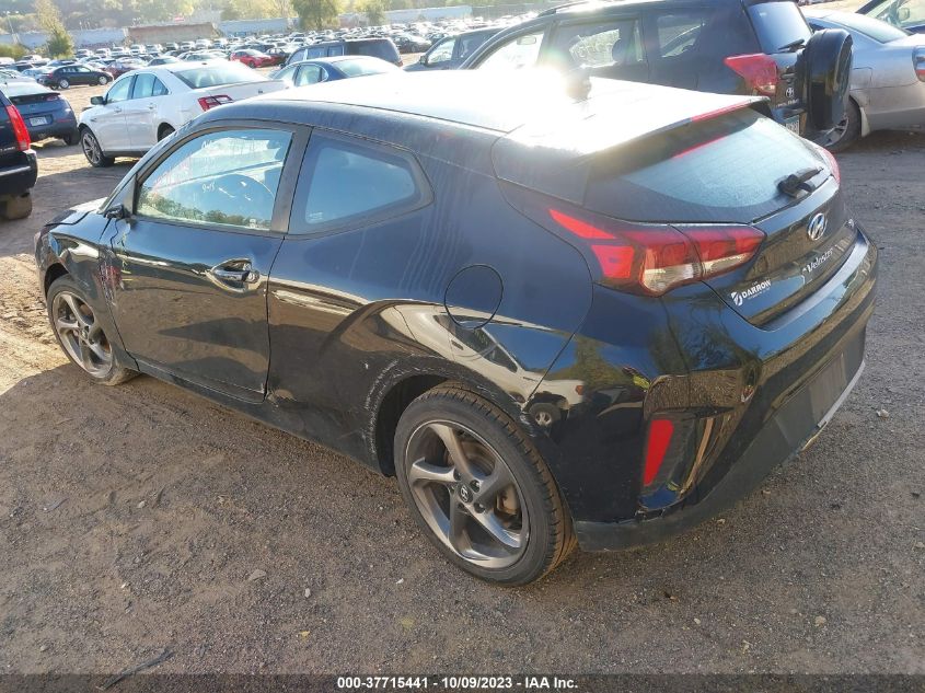 2019 Hyundai Veloster 2.0 VIN: KMHTG6AF0KU016611 Lot: 37715441