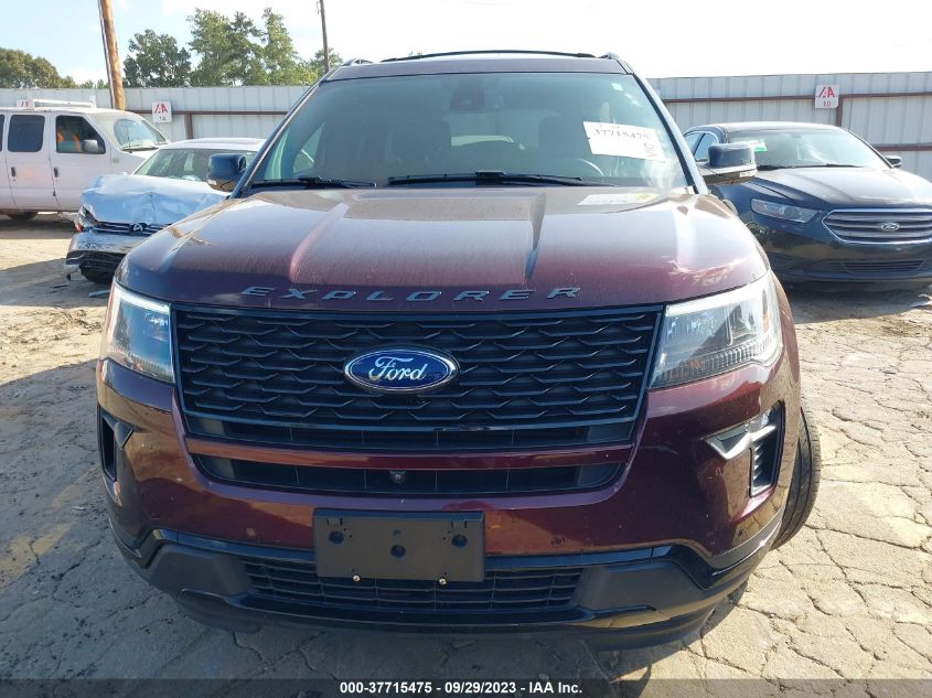 2019 Ford Explorer Sport VIN: 1FM5K8GT4KGB50696 Lot: 37715475