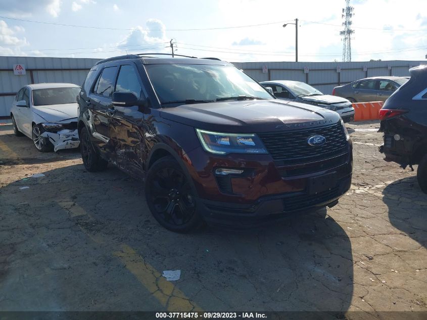 2019 Ford Explorer Sport VIN: 1FM5K8GT4KGB50696 Lot: 37715475