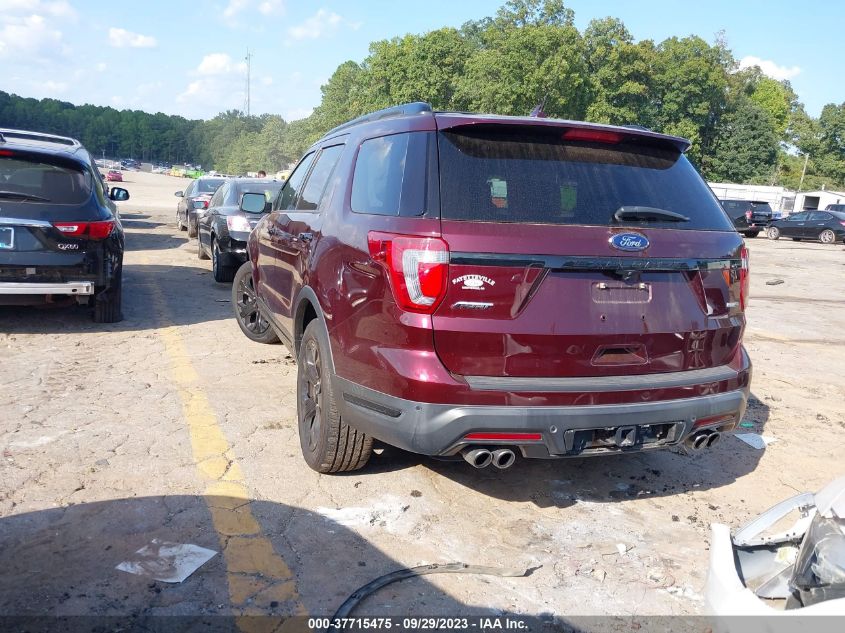 2019 Ford Explorer Sport VIN: 1FM5K8GT4KGB50696 Lot: 37715475