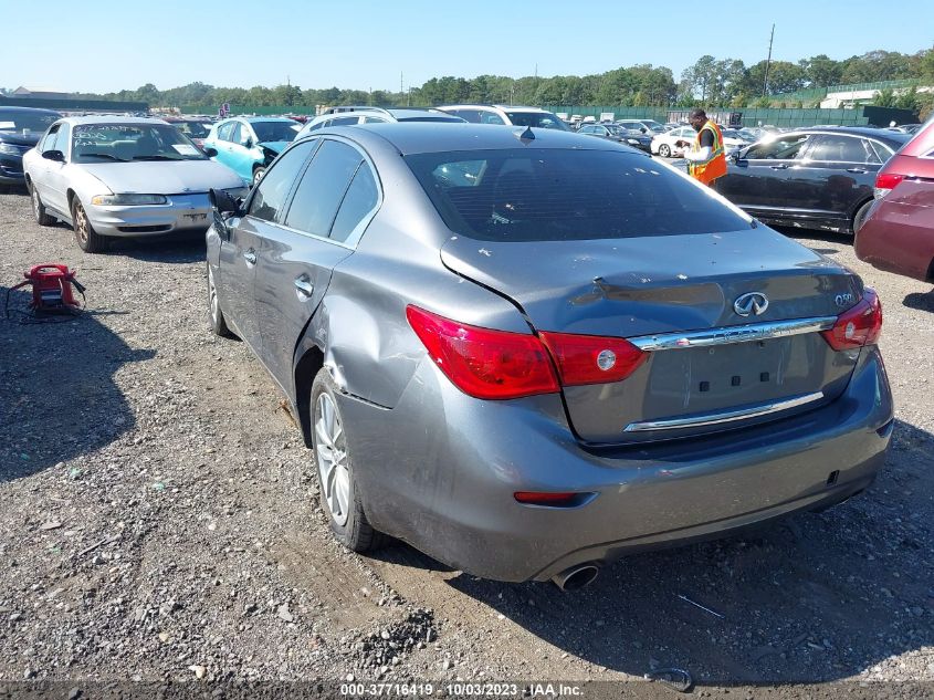 2015 Infiniti Q50 Hybrid Premium VIN: JN1AV7AP4FM790515 Lot: 37716419