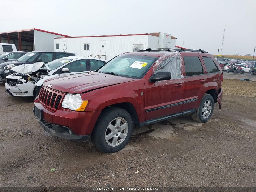 2008 Jeep Grand Cherokee Laredo VIN: 1J8HR48N18C220590 Lot: 37717683