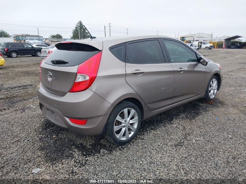 2014 Hyundai Accent Se VIN: KMHCU5AE7EU145816 Lot: 37717801