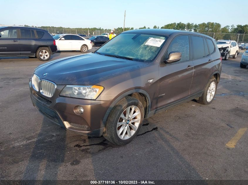 2013 BMW X3 xDrive28I VIN: 5UXWX9C57D0A29536 Lot: 37718136