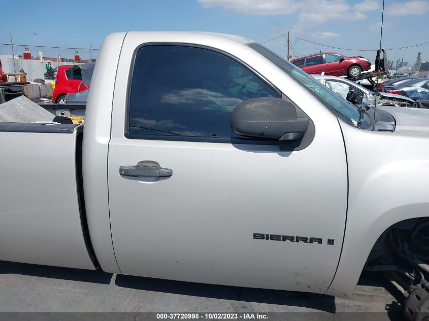 2008 GMC Sierra 1500 Work Truck VIN: 1GTEC14X78Z175217 Lot: 37720998