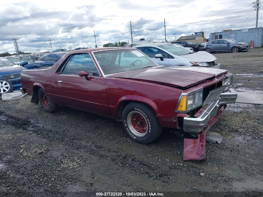 1980 Chevrolet El Camino VIN: 1W80HAR402265 Lot: 37722320