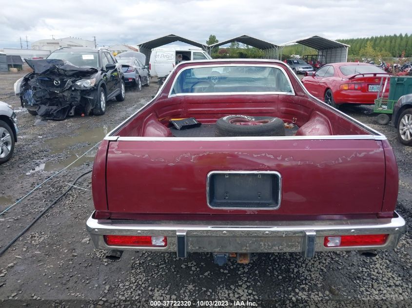 1980 Chevrolet El Camino VIN: 1W80HAR402265 Lot: 37722320