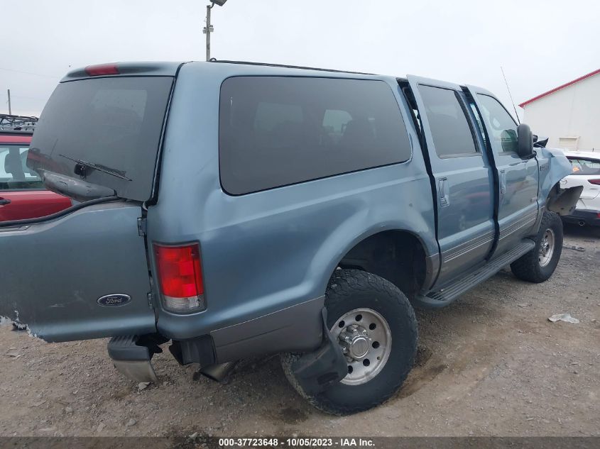 2001 Ford Excursion Xlt VIN: 1FMSU41F91EB23478 Lot: 37723648