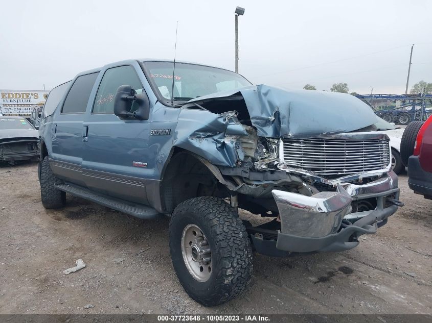 2001 Ford Excursion Xlt VIN: 1FMSU41F91EB23478 Lot: 37723648